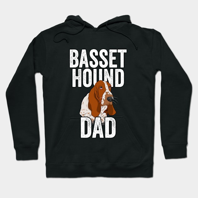 Basset Hound - Basset Hound Dad Hoodie by Kudostees